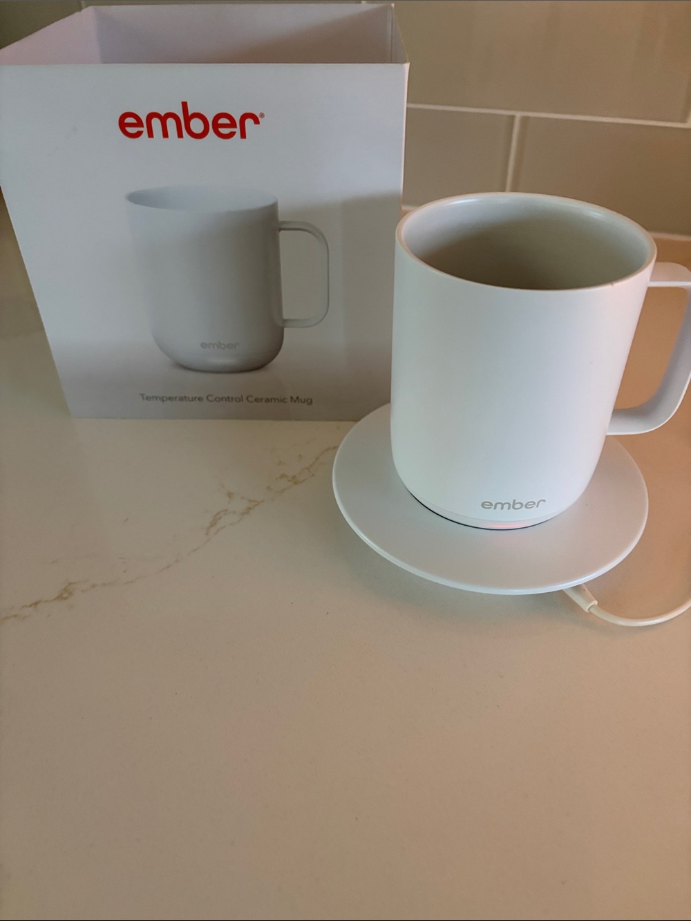 Ember Temperature Control Ceramic 10 ounce Mug - White